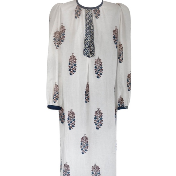 Virginie Violet Print Caftan Dress nwot - Picture 5 of 12